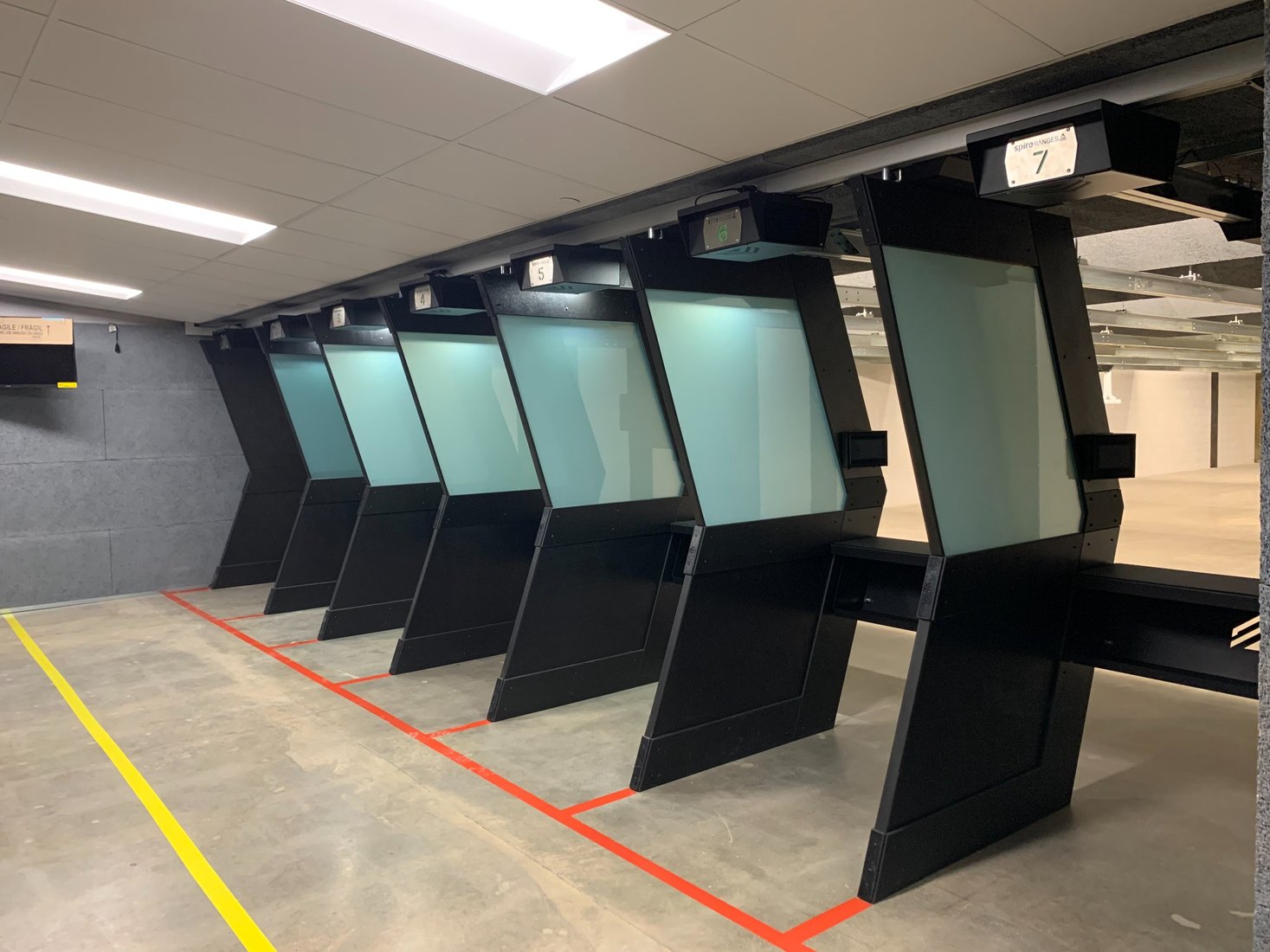 Indoor firing line